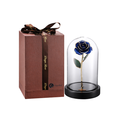 Gold Rose Sapphire Blue（The Glass Cover）