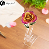 Wholesale Processing Customized Diana Champagne Rose with Purple And Gold