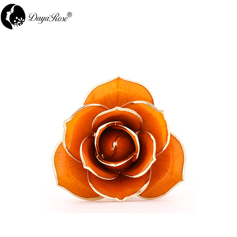 Wholesale Processing Customized Diana Orange Gold Rose