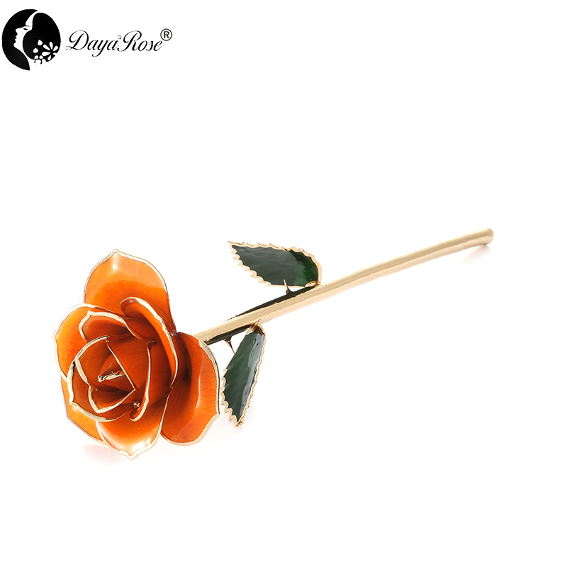 Wholesale Processing Customized Diana Orange Gold Rose