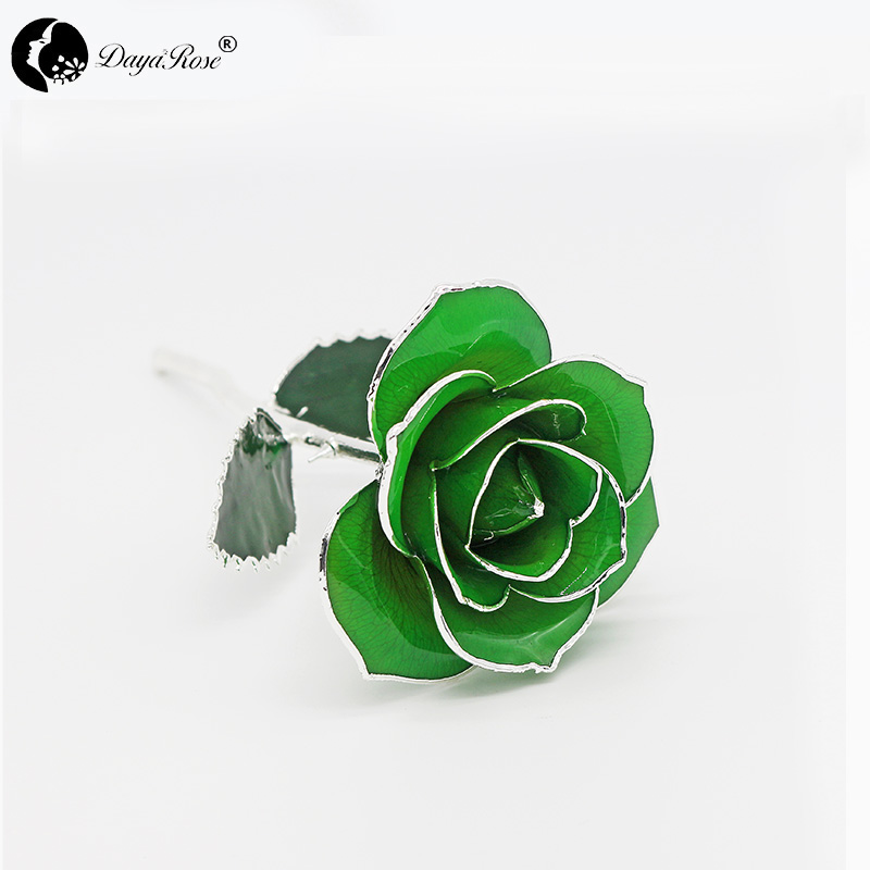 Pale Green with Silver Roses(August)