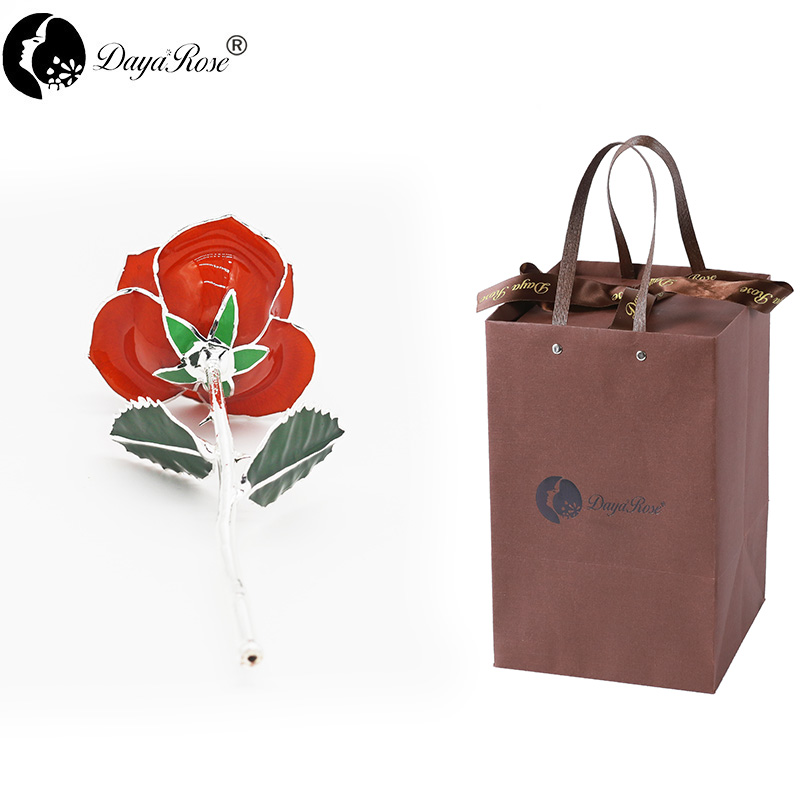 Deep Orange with Silver Rose(July+The Glass Cover)