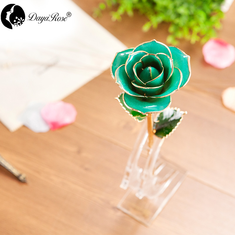 Wholesale Processing Customized Diana Sky Blue Gold Rose